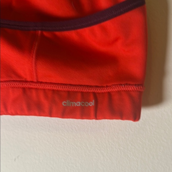 Adidas Red and Black Sports Bra - Picture 4 of 5